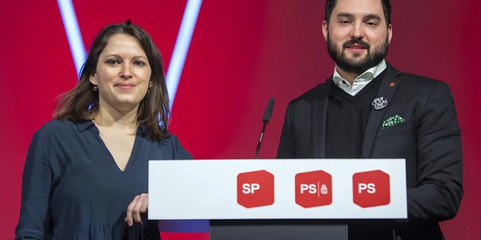Die Co-Präsidenten der SP Schweiz, Mattea Meyer und Cédric Wermuth. (Archivbild) sp