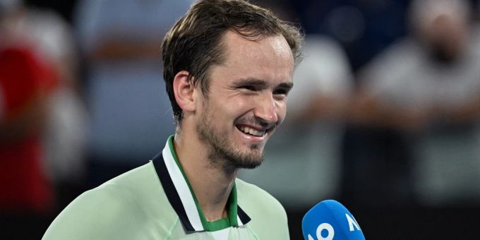 Daniil Medvedev überrascht mit einer Aussage über Novak Djokovic. Daniil Medvedev Djokovic