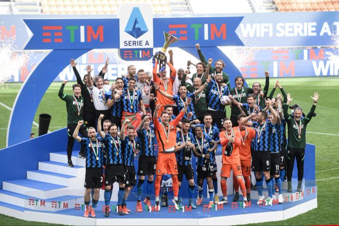 Inter Mailand ist aktueller italienischer Meister. Serie A Inter Mailand
