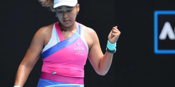 Naomi Osaka aus Japan gewinnt ihr Erstrunden-Match bei den Australian Open gegen Camila Osorio. Foto: Sydney Low/CSM via ZUMA Wire/dpa Naomi Osaka aus Japan gewinnt ihr Erstrunden-Match bei den Australian Open gegen Camila Osorio. Foto: Sydney Low/CSM via ZUMA Wire/dpa