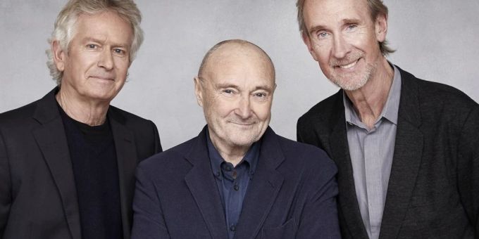 Genesis: Tony Banks, Phil Collins und Mike Rutherford (v.l.). Genesis Tour