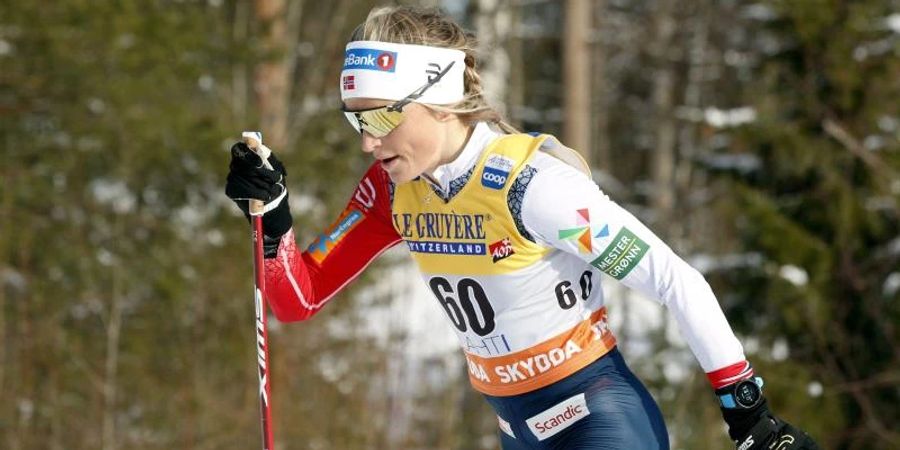 Gewann in Lahti: Olympiasiegerin Therese Johaug aus Norwegen. Foto: Roni Rekomaa/Roni Rekomaa/dpa