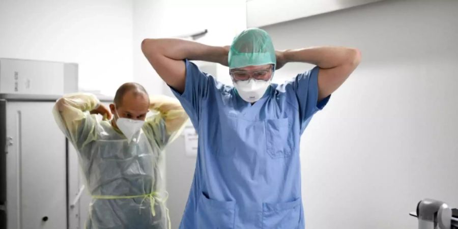 Medizinisches Personal in Bochumer Krankenhaus