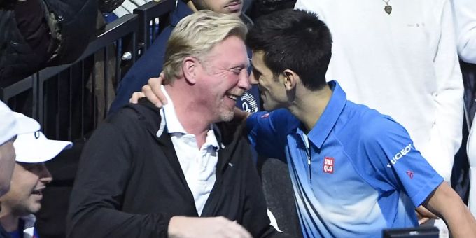 Unter Boris Becker holte Novak Djokovic sechs Grand-Slam-Titel. djokovic