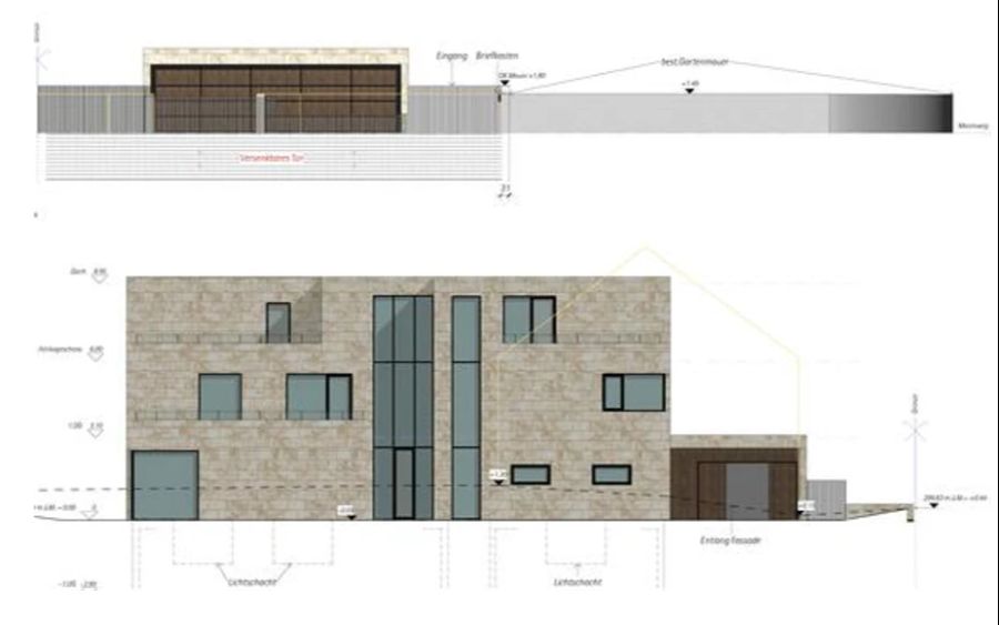 Mit neuen Plänen hat der Architekt auf die Einsprachen reagiert.