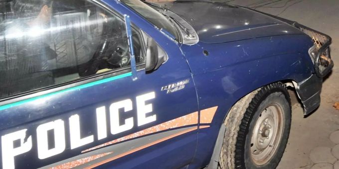 Ein Polizeiauto in Pakistan. (Symbolbild) Polizei Pakistan