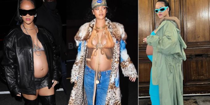 In alten Klamotten - Rihanna kann Bauch!