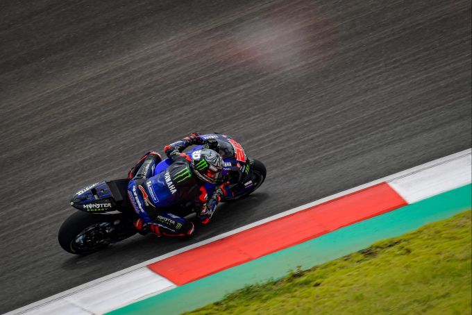 Fabio Quartararo (Yamaha) beim Vorsaison-Test der MotoGP in Mandalika. Fabio Quartararo Yamaha MotoGP