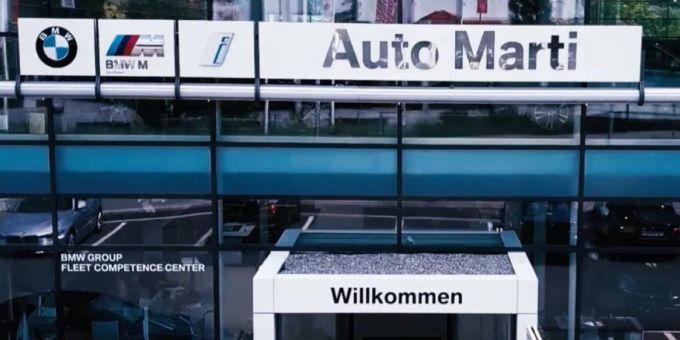 Der Firmenname Auto Marti bleibt erhalten. Auto Marti