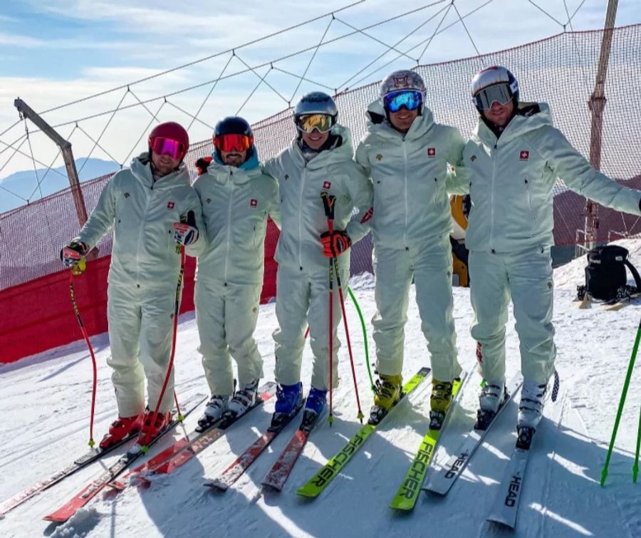 Marco Odermatt und seine Kollegen haben bereits die Olympia-Piste besichtigt.