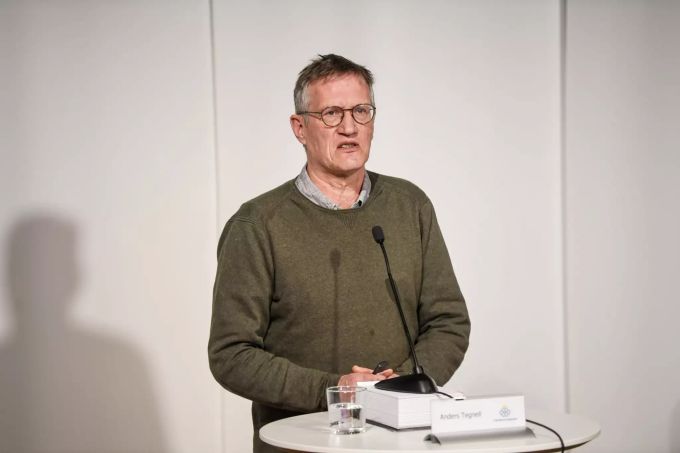 Schwedens Staatsepidemiologe Anders Tegnell nimmt am 11. März 2021 an einer digitalen Pressekonferenz zum Coronavirus teil. Coronavirus Schweden Tegnell
