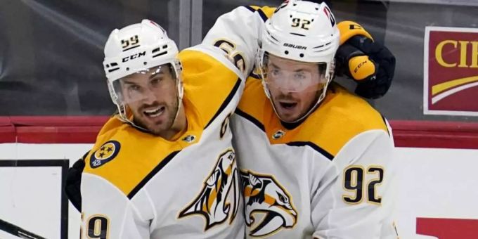 Roman Josi stellt im Spiel gegen Dallas einen Schweizer NHL-Rekord ein. roman josi
