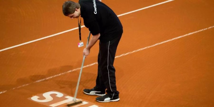 Das Tennisturnier der Damen in Stuttgart im April wird ohne Zuschauer ausgetragen. Foto: picture alliance / dpa