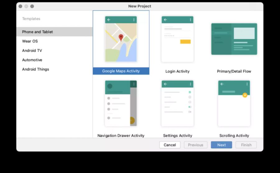 Entwicklungsumgebung Android Studio 4.2
