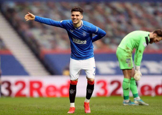 Ianis Hagi (22) jubelt für die Rangers. Rangers