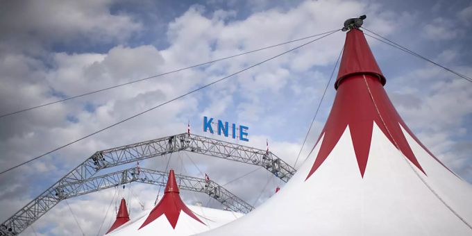 Der Circus Knie gastiert in Basel. Circus Knie
