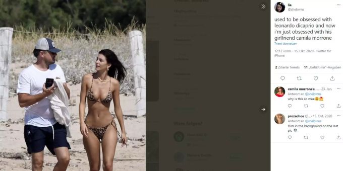 Leonardo DiCaprio und Camila Morrone sind seit 2017 ein Paar. Camila Morrone
