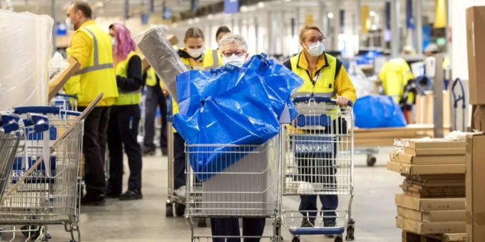 Ikea hat seit der Wiedereröffnung den Umsatz deutlich gesteigert. Ikea