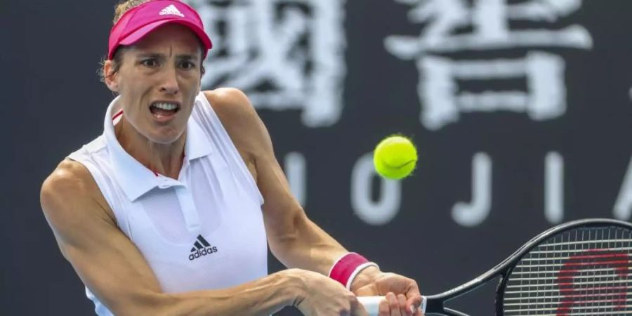 Andrea Petkovic kann beim WTA-Turnier in Charleston wegen einer Rückenverletzung nicht teilnehmen. Foto: Hamish Blair/AP/dpa/Archiv