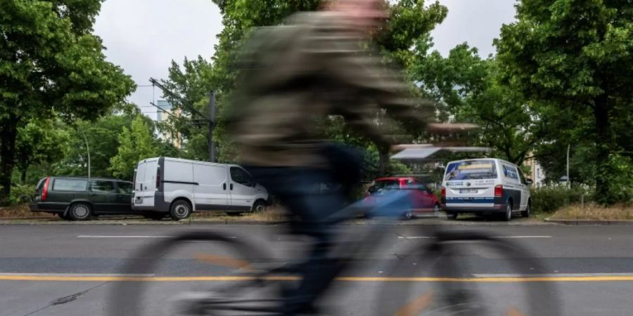 Pop-up-Radweg in Berlin