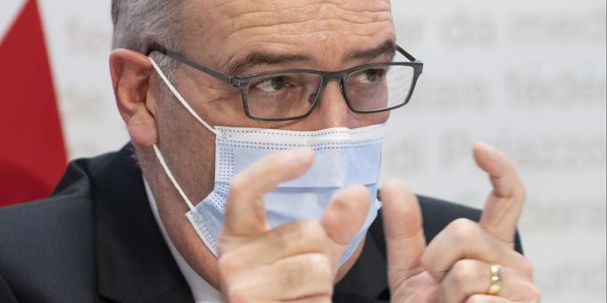 Bei wichtigen Punkten konnte man sich nicht einigen: Guy Parmelin begründet die Beerdigung des Rahmenabkommens. parmelin