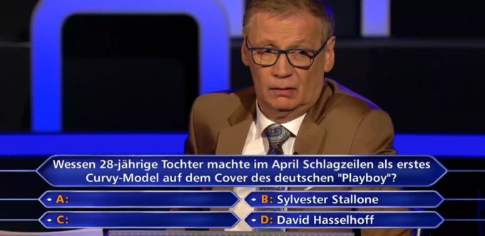 Moderator Günther Jauch in der letzten «WWM»-Sendung. Günther Jauch