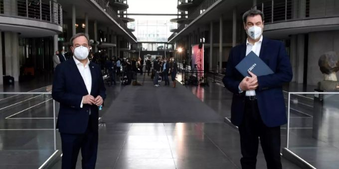 Laschet und Söder Laschet und Söder