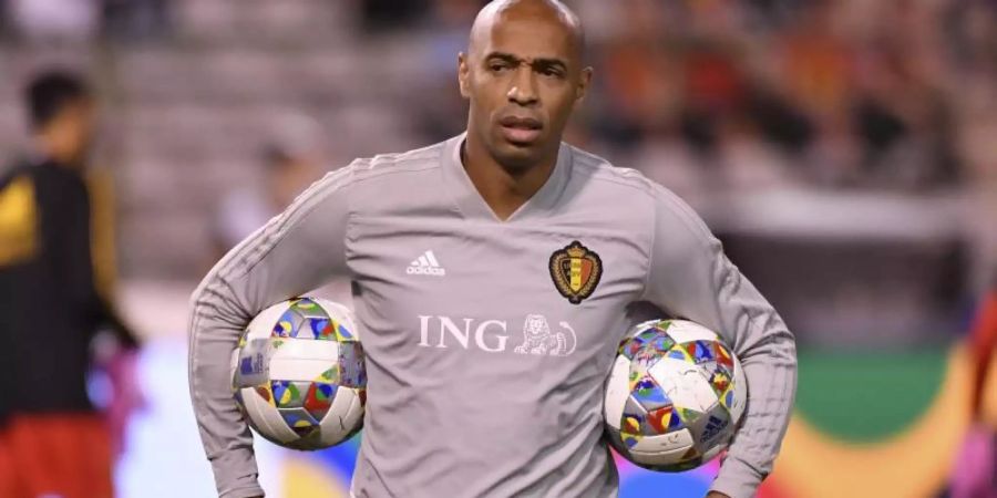 Thierry Henry war schon von 2016 bis 2018 Assistenztrainer der belgischen Nationalmannschaft. Foto: Geert Vanden Wijngaert/AP/dpa