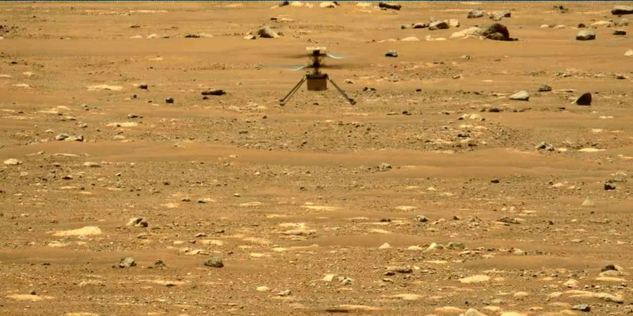 Mars-Hubschrauber "Ingenuity" zum zweiten Mal abgehoben