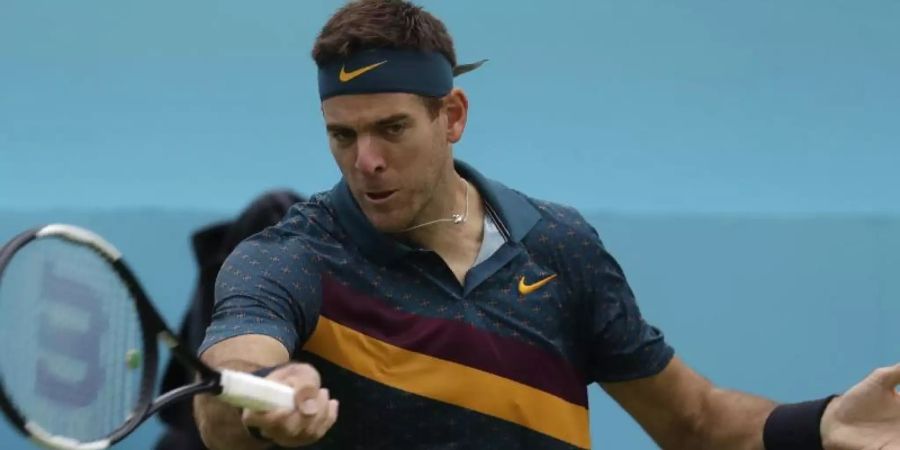 Träumt noch von der Olympia-Teilnahme: Juan Martin del Potro. Foto: Kirsty Wigglesworth/AP/dpa