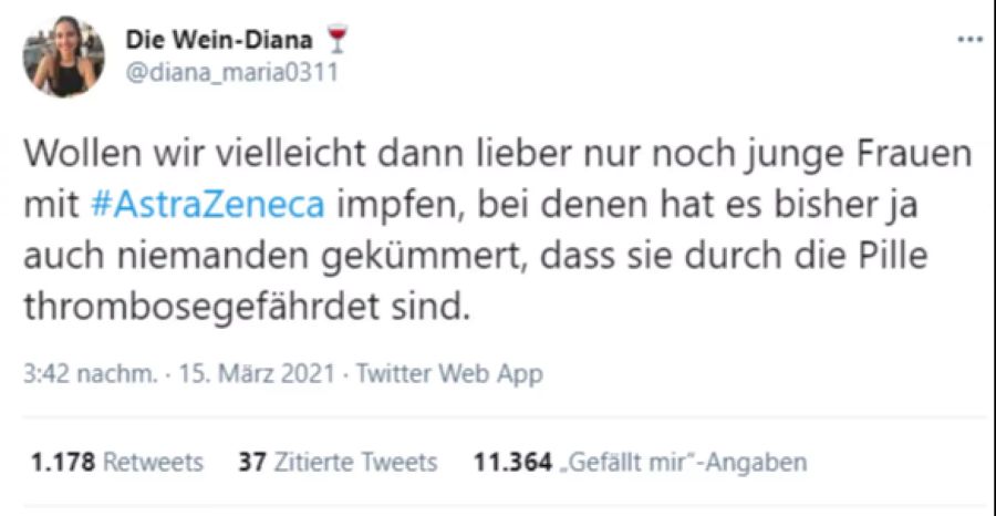 Viele junge Frauen machen online darauf aufmerksam, dass die Pille erwiesenermassen ein hohes Thrombose-Risiko birgt.