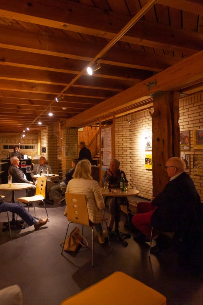 Vor dem B.B Jazz Special im Bücheler Hus.