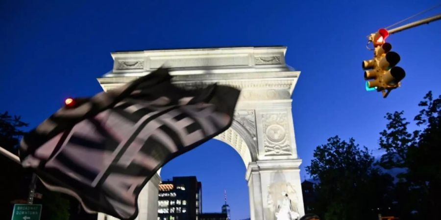 Demonstranten in New York