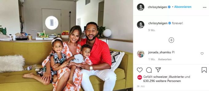 Chrissy Teigen und John Legend trauern um Baby Jack (†)