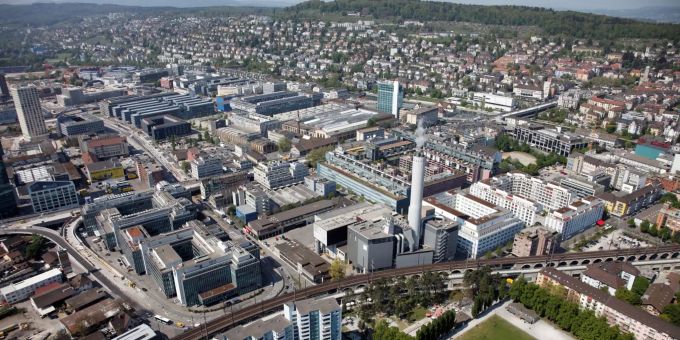 Zürich-West während zweier Nächte ohne Fernwärme.