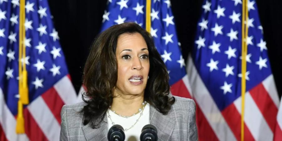 Die US-Vizepräsidentschaftskandidatin Kamala Harris