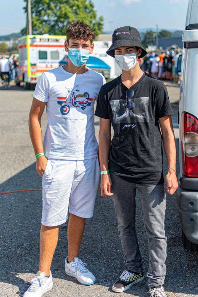 (v.l.) Karim und Enea.