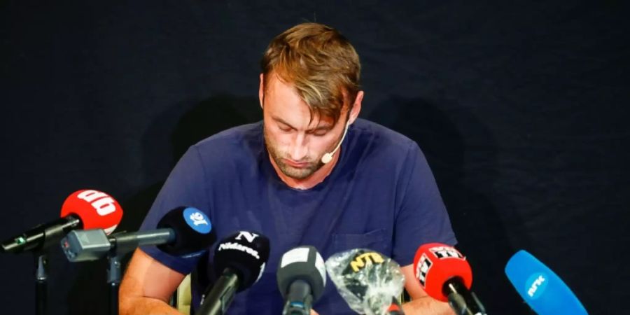 Petter Northug bei seiner Pressekonferenz
