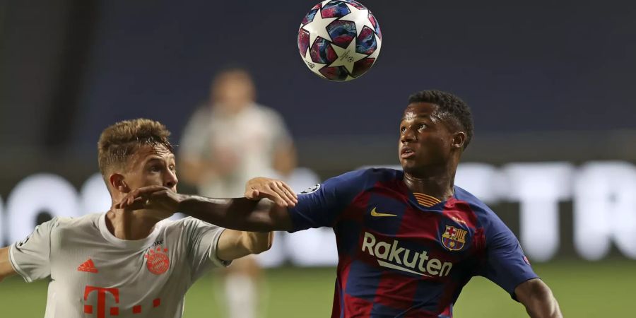 Mega-Talent Ansu Fati (rechts) gehört bei Barça die Zukunft.