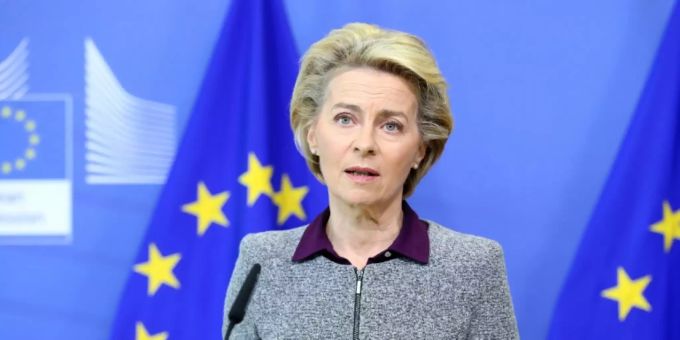 EU-Kommissionspräsidentin Ursula von der Leyen. ursula von der leyen