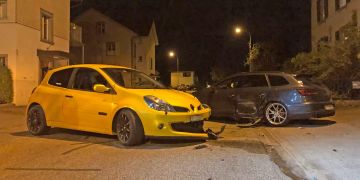 Bei der Kollision wurde niemand verletzt. (Bild: Kapo TG