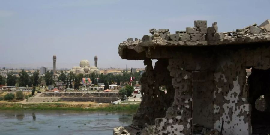 Frühere IS-Hochburg Mossul im Irak