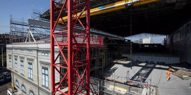 Baustelle Südtrakt sbb Zürich