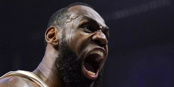 Megastar der Los Angeles Lakers: LeBron James. NBA