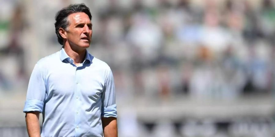 Nimmt mit Hertha BSC die Vorbereitung auf die Bundesliga auf: Trainer Bruno Labbadia. Foto: Marius Becker/dpa