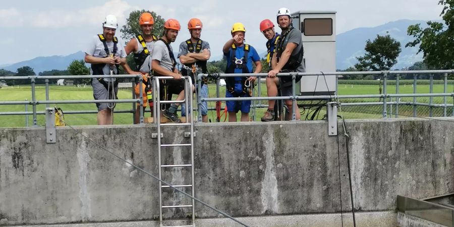 Sicherungskurs in der ARA Altstätten