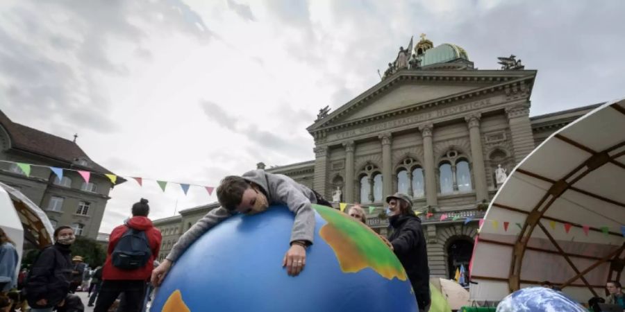 Klima-Demo in Bern