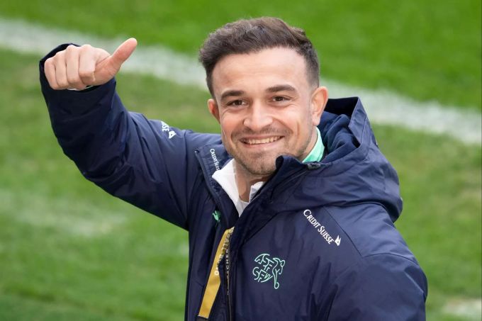 Xherdan Shaqiri beim Zusammenzug der Schweizer Nati vor dem Spiel gegen Deutschland in der Nations League. Xherdan Shaqiri Schweizer Nati