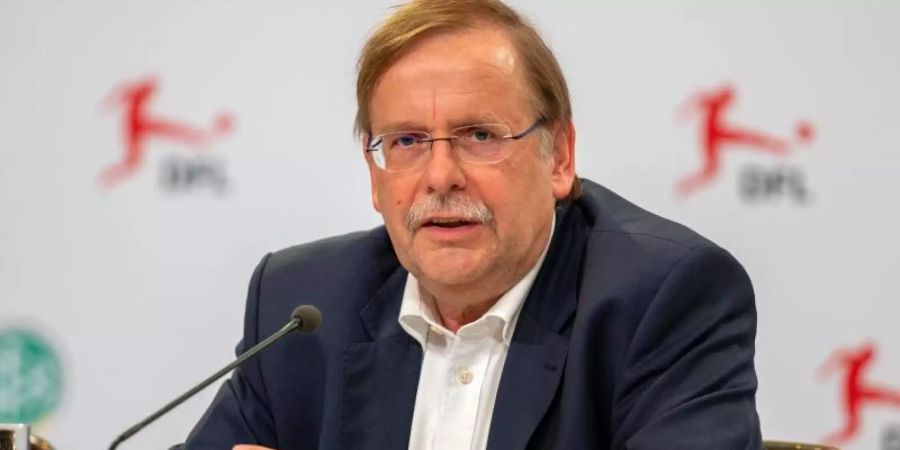 Lehnt eine Europäische Superliga ab: DFB-Vize Rainer Koch. Foto: Andreas Gora/dpa