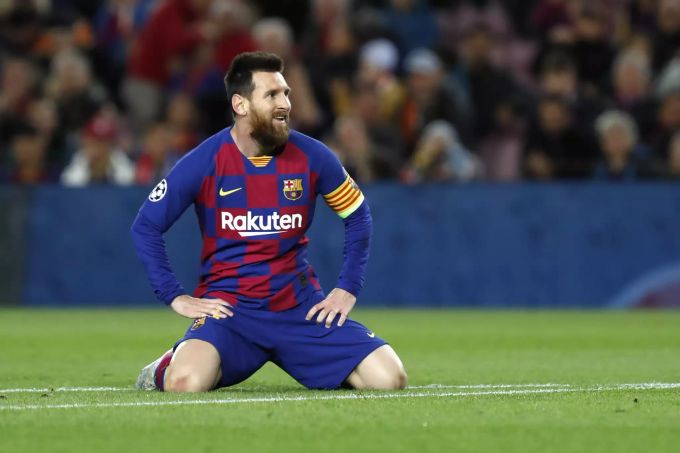 Seine Zukunft dürfte nicht in Barcelona liegen: Superstar Lionel Messi. Spain Soccer Barcelona Messi